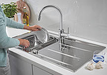 Кухонна мийка Grohe EX-2 Sink K401 (31566SD0), фото 4