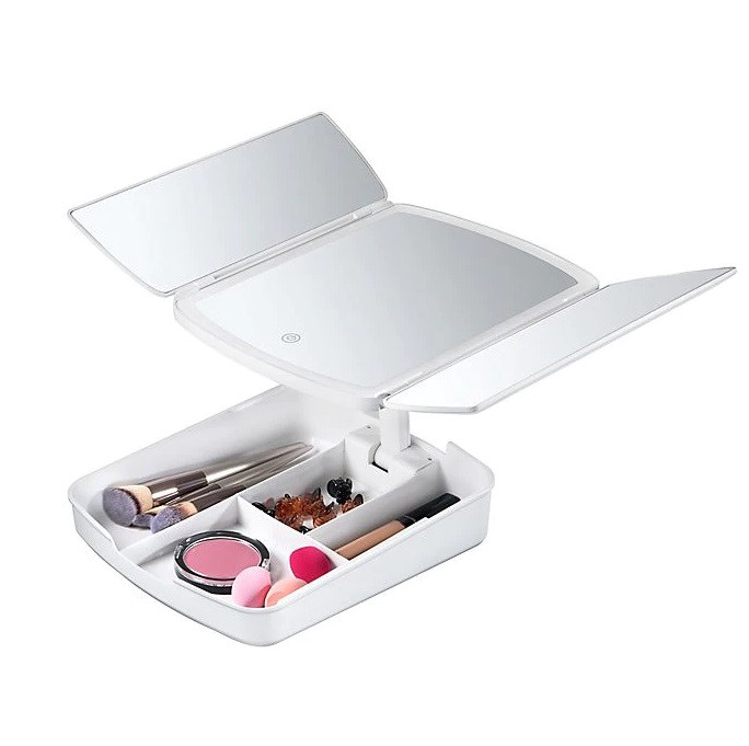 Зеркало для макияжа My Foldaway Lighted Makeup Mirror ! Salee - фото 2 - id-p2126748668