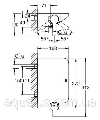 Змішувач для душу Grohe Lineare New (33865001), фото 3