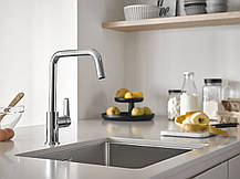 Мийка для кухні із нержавіючої сталі Grohe K700U (31574SD1), фото 6