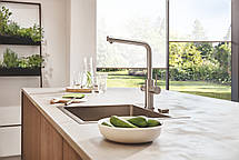 Мийка для кухні із нержавіючої сталі Grohe K800 (31583SD1), фото 3