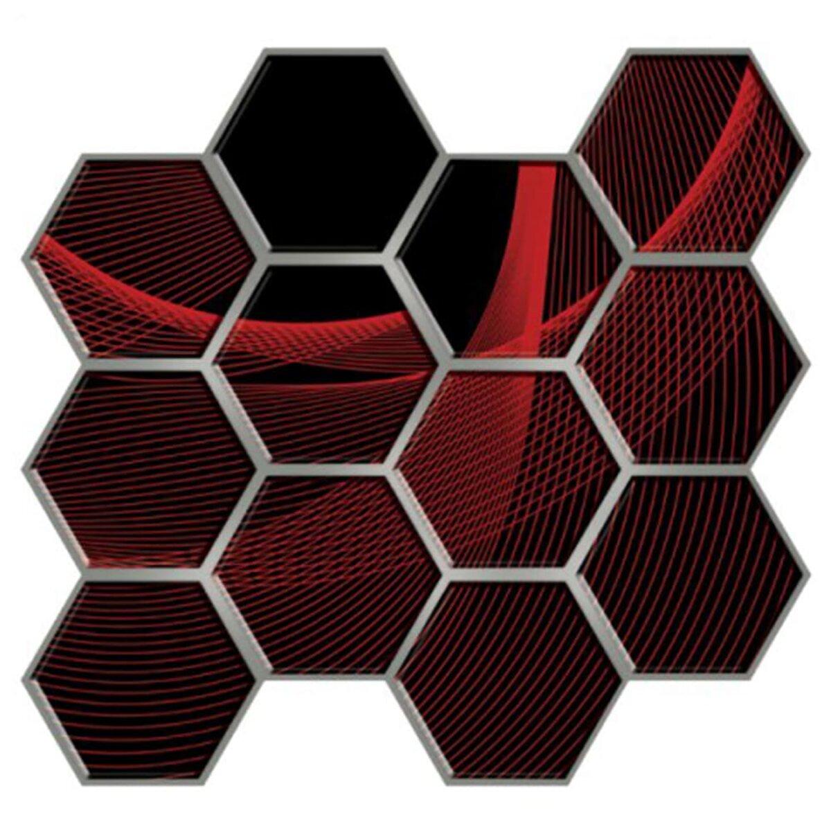 Декоративна ПВХ плитка на самоклейці 280х300х5мм Соти, ціна за 1 шт. (СПП-503) SW-00000667