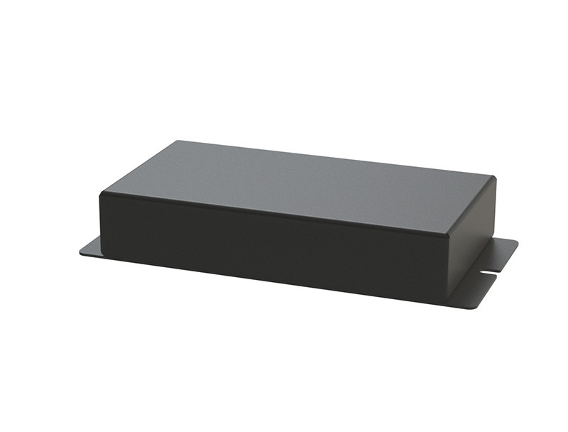 Корпус металлический MiBox с креплением на стену МВ-63 (Ш130 Г70 В25) черный - фото 1 - id-p2121346804
