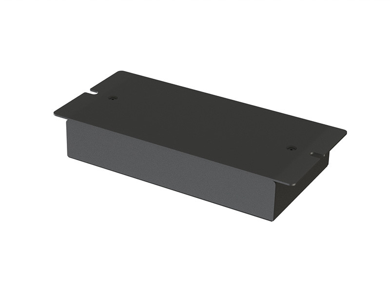 Корпус металлический MiBox с креплением на стену МВ-63 (Ш130 Г70 В25) черный - фото 2 - id-p2121346804