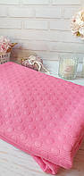 Стьобаний трикотаж рожевий 50 см×40 см для пошиття лялькового одягу, косметичок та ін.