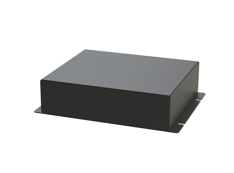 Корпус металлический MiBox с креплением на стену МВ-67 (Ш150 Г130 В40) черный - фото 1 - id-p2121346808