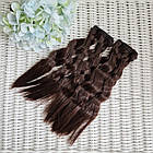 Волосся для ляльок 25 см 1 темно-коричневий