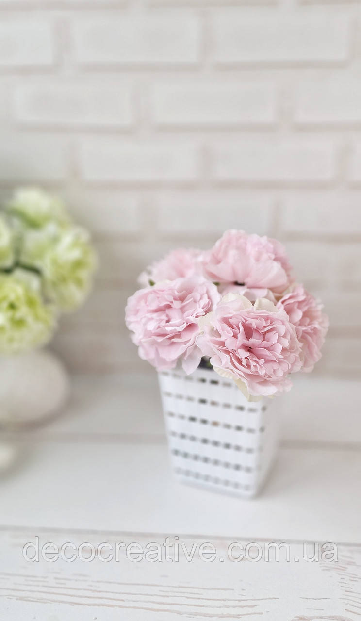 Букет штучних квітів ніжно-рожевий