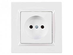 Розетка JAZZ (білий) 9001 ТМ LUXEL
