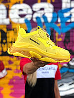 Balenciaga Triple S Clear Sole Yellow «Black Logo» 2 кроссовки и кеды высокое качество Размер 39