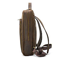 Кожаный рюкзак для ноутбука 14" RC-1239-4lx TARWA коричневая crazy horse Отличное качество