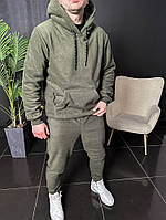 Мужской утепленный спортивный костюм хаки.5-776 высокое качество