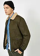 Демисезонная куртка KOTON оливковая высокое качество