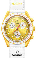 Наручные часы Swatch x Omega Bioceramic MoonSwatch Collection ''Mission to Sun" (SO33J100)