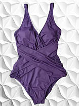 Купальник слитный  Z.Five 86823 Элия  баклажан(В НАЛИЧИИ ТОЛЬКО 46  УКР р-ры), фото 3