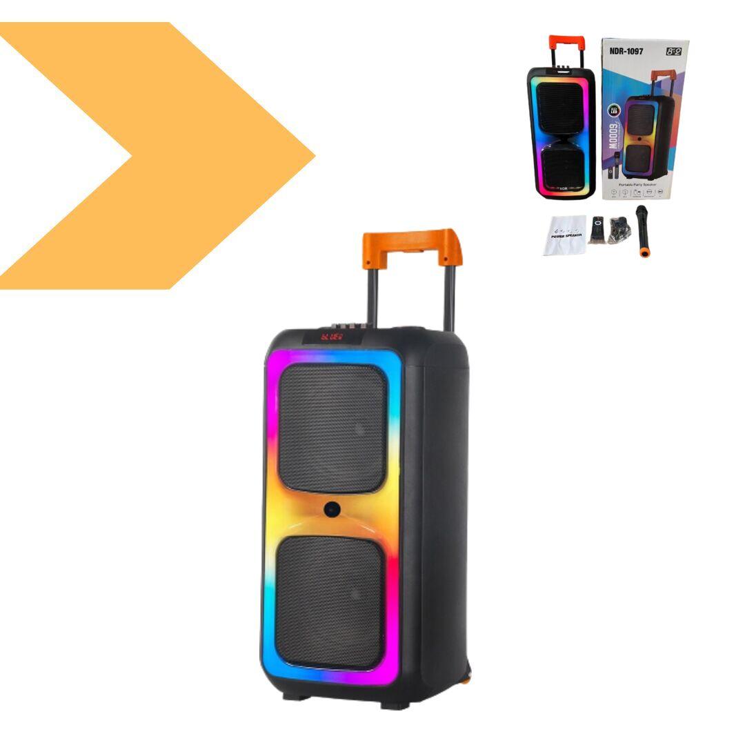 Вулична Bluetooth-Колонка на коліщатках 8 дюймів 6000Вт XPRO NDR-1097 чорний (41190-NDR-1097_3911), фото 1