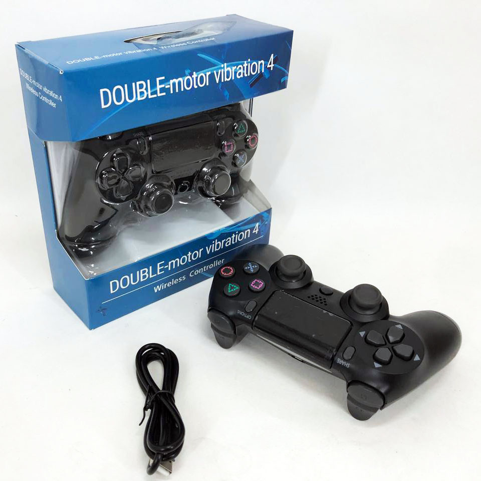 Джойстик DOUBLESHOCK для PS 4, бездротовий ігровий геймпад PS4/PC акумуляторний джойстик. BD-564 Колір чорний