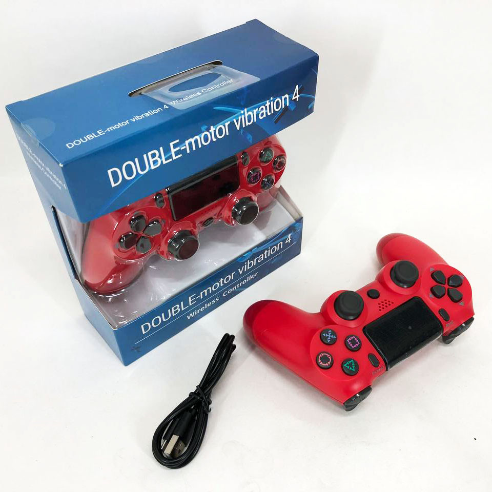 Джойстик DOUBLESHOCK для PS 4, бездротовий ігровий геймпад PS4/PC акумуляторний джойстик. YJ-898 Колір: червоний