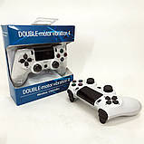 Джойстик DOUBLESHOCK для PS 4, бездротовий ігровий геймпад PS4/PC акумуляторний джойстик. HS-347 Колір білий, фото 10