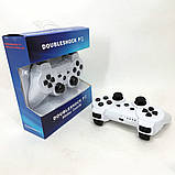 Бездротовий ігровий геймпад Doubleshock PS3/PC акумуляторний джойстик з функцією вібрації. KV-812 Колір: білий, фото 9