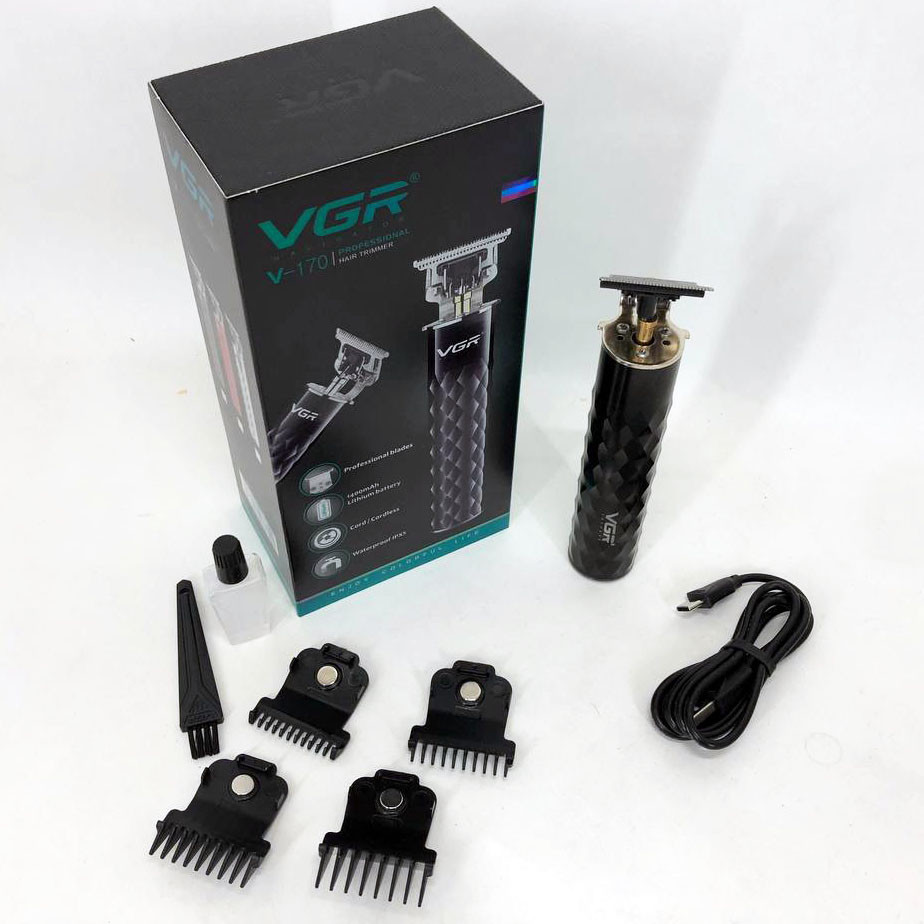Машинка VGR V-170, Vgr машинка для стрижки, Машинка чоловіча для гоління, Бритва YM-722 для бороди