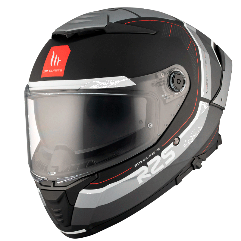 Мотошолом MT THUNDER 4 SV R25 B2 Matt Grey XS