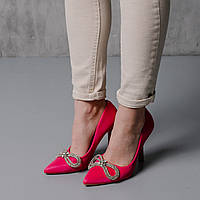 Жіночі туфлі Bow 3995 40 розмір 25,5 см Рожеві e.m