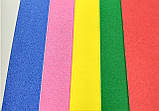 Набір кольорового флокованого паперу А4 / 5 кольорів / Односторонній кольоровий бархатний папір, фото 4
