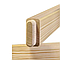 Стрем'янка дерев'яна двостороння DREW4-150, 4 ступені, 1.24 м, фото 3