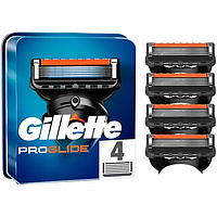 Кассеты для бритья Gillette Fusion Proglide 4шт. без упаковки Оригинал лезвия жилет фьюжн (картриджи проглайд)