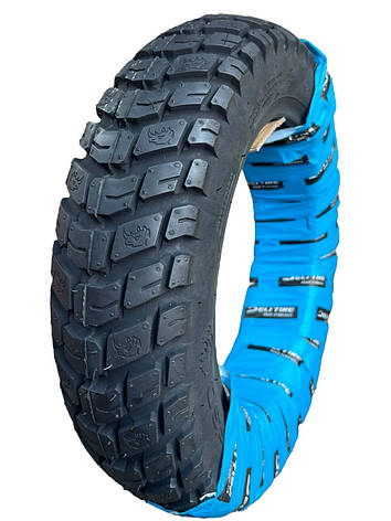 Покришка 3.50-10 (100/90-10) 51J безкамерна (TL), Load Range 'B', (4PR), "DeliTire", фото 1