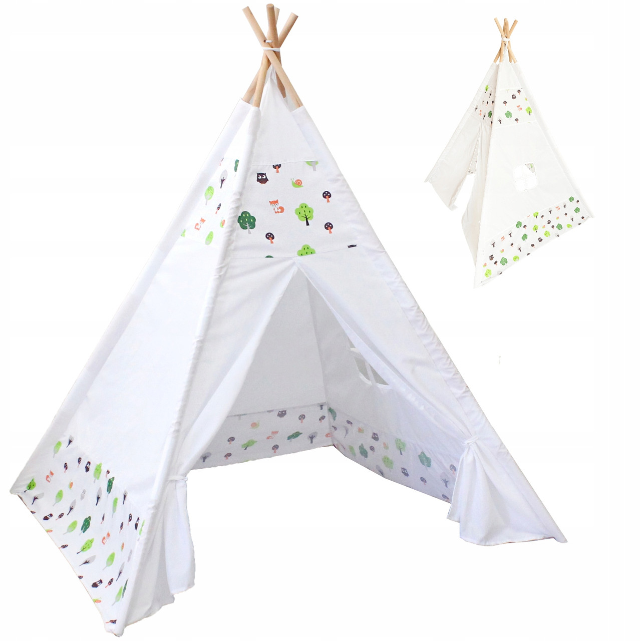 Намет-вігвам Tipi Wigwam House для дитячих кімнат білий