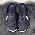 Сабо крокси жіночі піна Даго Стиль темно-сині 4363, фото 6