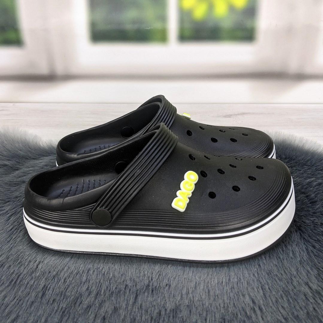 Сабо крокси жіночі піна Даго Стиль чорні 4363, фото 1