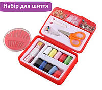 Швейный набор мини дорожный INSTA SEWING KIT Набор для шитья комплект маленький с иголками и крючками