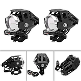 Протитуманні фари для мотоцикла лампа фари для мопеда led мото оптика, фото 2