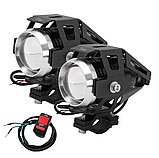 Протитуманні фари для мотоцикла лампа фари для мопеда led мото оптика, фото 4