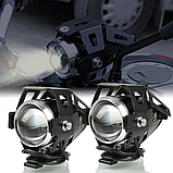 Протитуманні фари для мотоцикла лампа фари для мопеда led мото оптика, фото 5