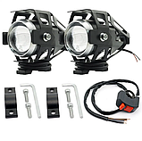 Протитуманні фари для мотоцикла лампа фари для мопеда led мото оптика, фото 7