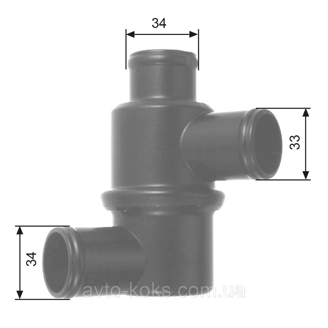 Gates TH14580 Термостат системи охолодження ВАЗ 2101-07, фото 1
