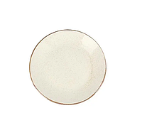 Тарілка дрібна кругла Beige порцелянова Porland 240мм 187624/B