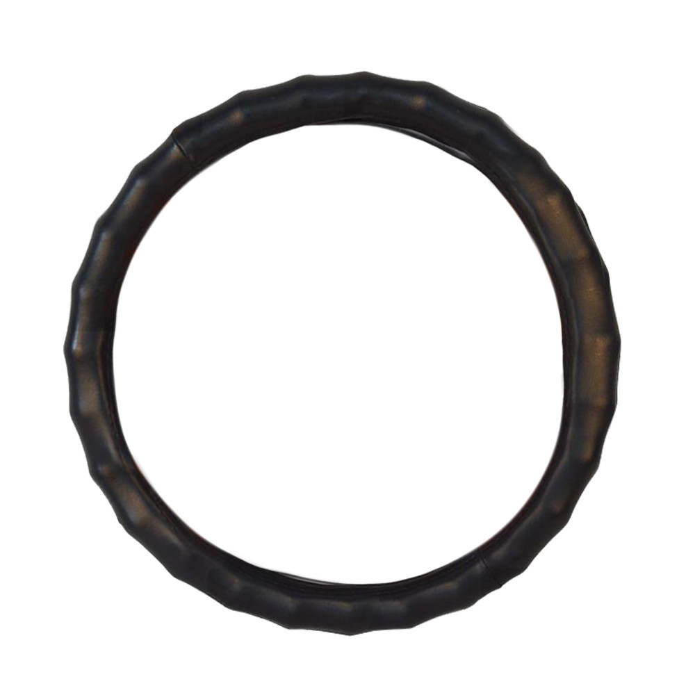 Чохол на кермо чорний рельєфний розмір М Elegant Plus EL 105510, фото 1