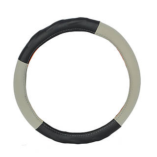 Чохол на кермо Elegant EL 105540 чорно-сірий M