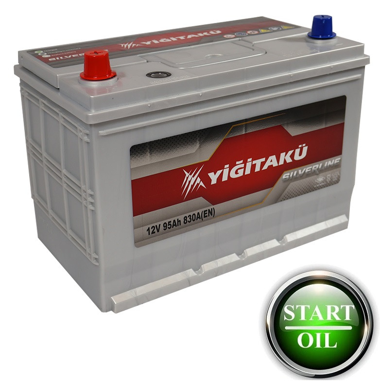 Акумулятор YIGITAKU MF Asia 95Ah 830A L+