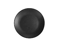 Тарелка мелкая фарфоровая Porland круглая Black 240мм 187624/Bl