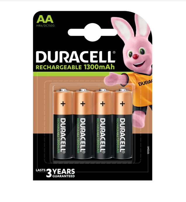 Акумулятор DURACELL HR6 (AA) 1300mAh уп. 4 шт