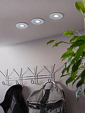 Точковий вбудований LED світильник 5Вт алюміній матовий алюмінієвий 10х7.9 см, фото 2