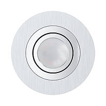 Точковий вбудований LED світильник 5Вт алюміній матовий алюмінієвий 10х7.9 см, фото 4