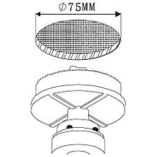 Точковий вбудований LED світильник 5Вт алюміній матовий алюмінієвий 9.5х9.5х11.5 см, фото 3