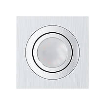 Точковий вбудований LED світильник 5Вт алюміній матовий алюмінієвий 9.5х9.5х11.5 см, фото 4